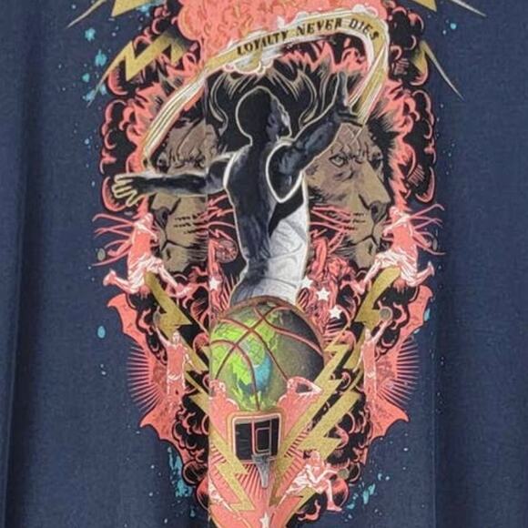 NIKE LEBRON JAMES "Loyalty Never Dies" T-shirt - Size XL - Picture 3 of 7